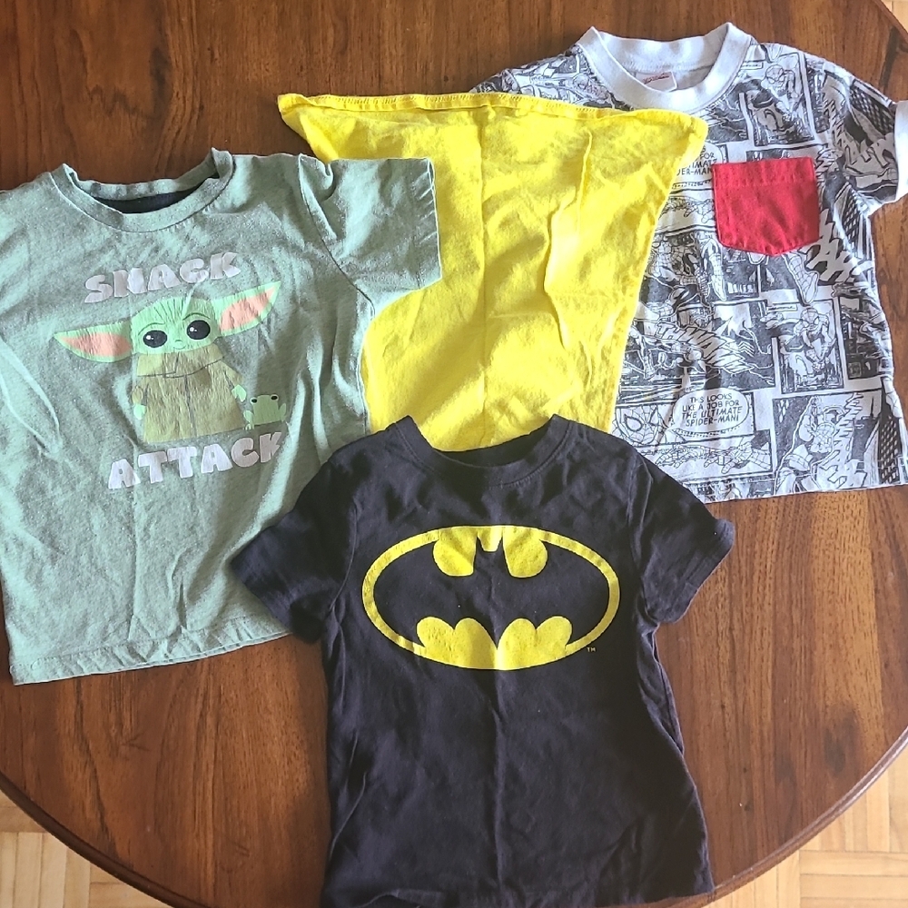 Kids Graphic T-Shirts Bundle (🛍 Bundle ANY 6/$36) Yoda Batman Spiderman